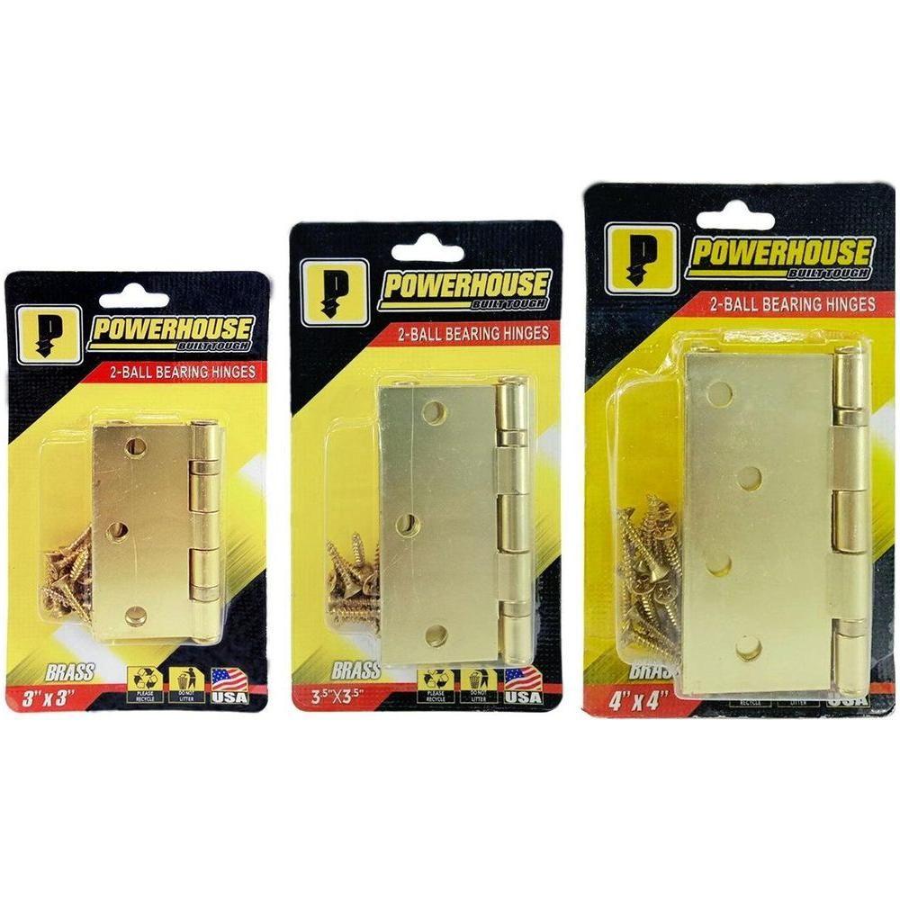 Powerhouse US3 2-Ball Bearing Hinges (Brass) | Powerhouse by KHM Megatools Corp. Powerhouse US3 2-Ball Bearing Hinges (Brass) | Powerhouse by KHM Megatools Corp.